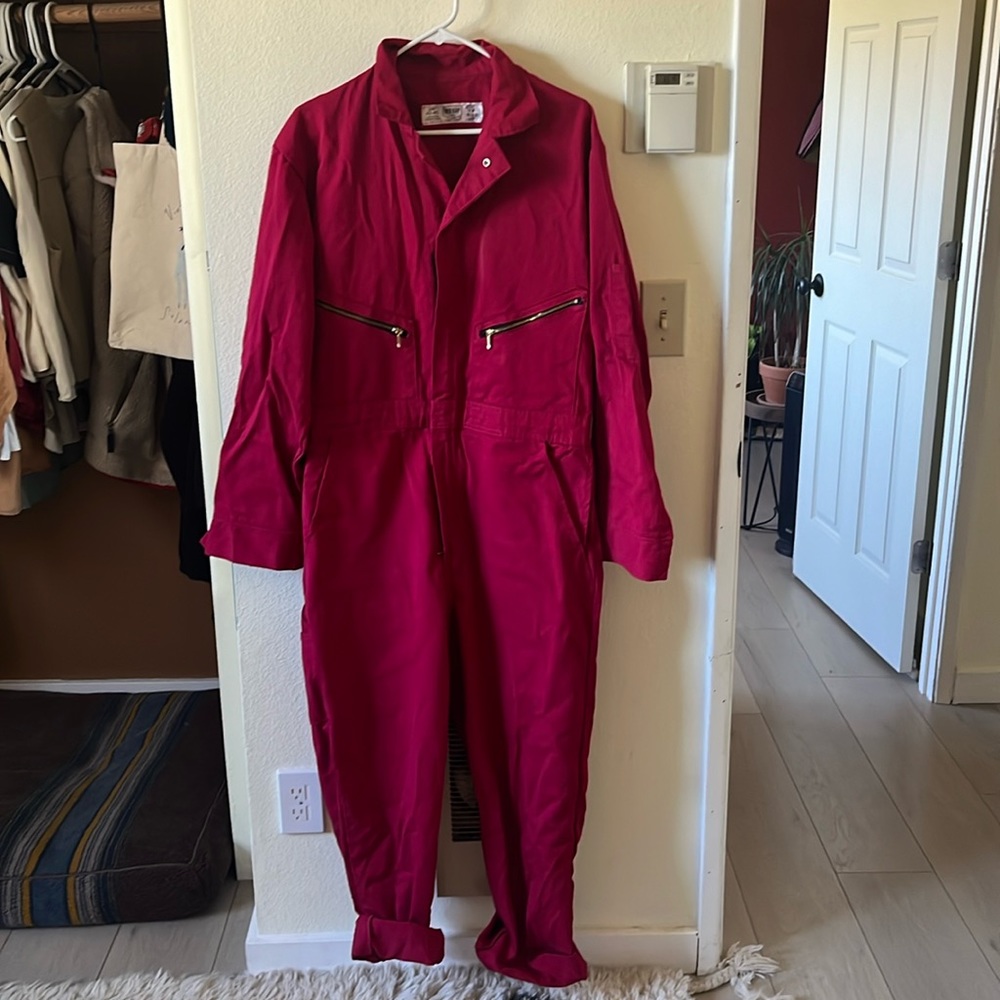 Red Kap red coverall